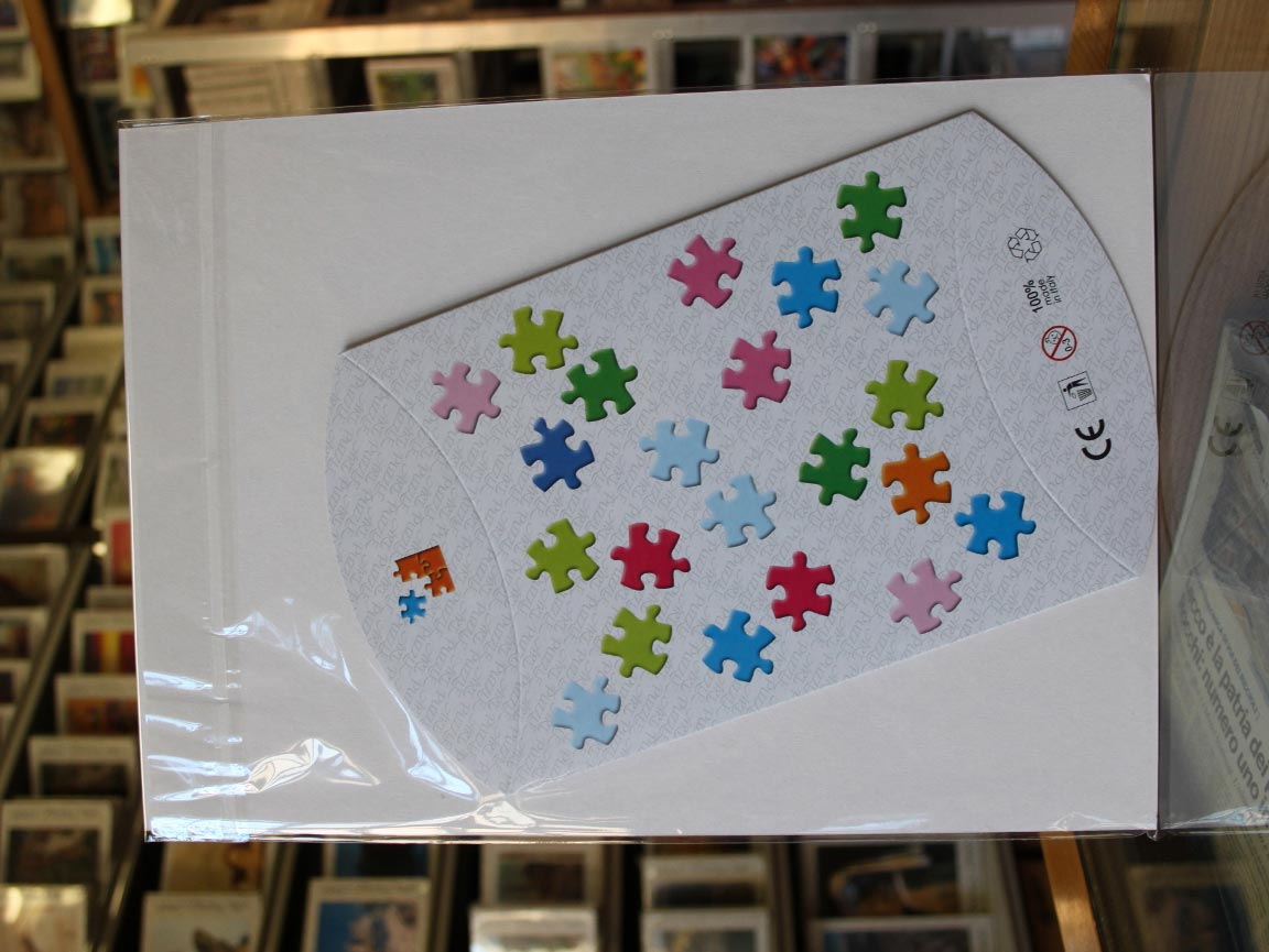 Puzzle da colorare per bambini retro