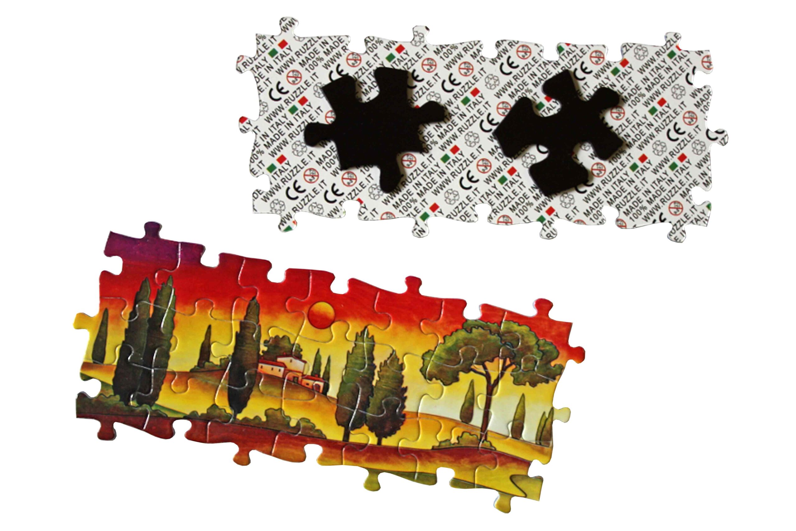 Puzzle da colorare per bambini pezzi grandi